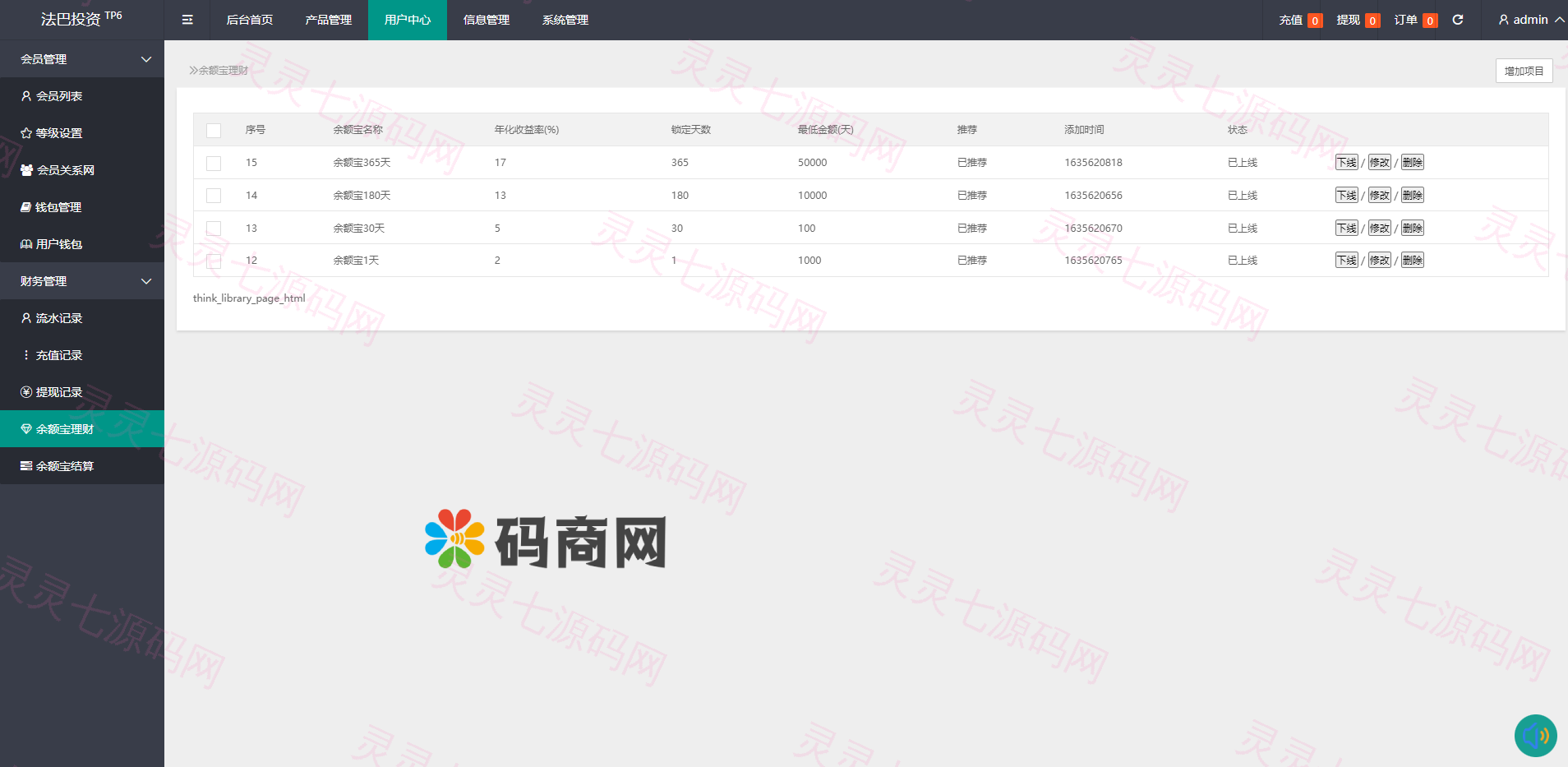 全新开发六种语言出海版理财系统/外汇微盘系统/投资理财/区块链/股票/余额宝 - 18