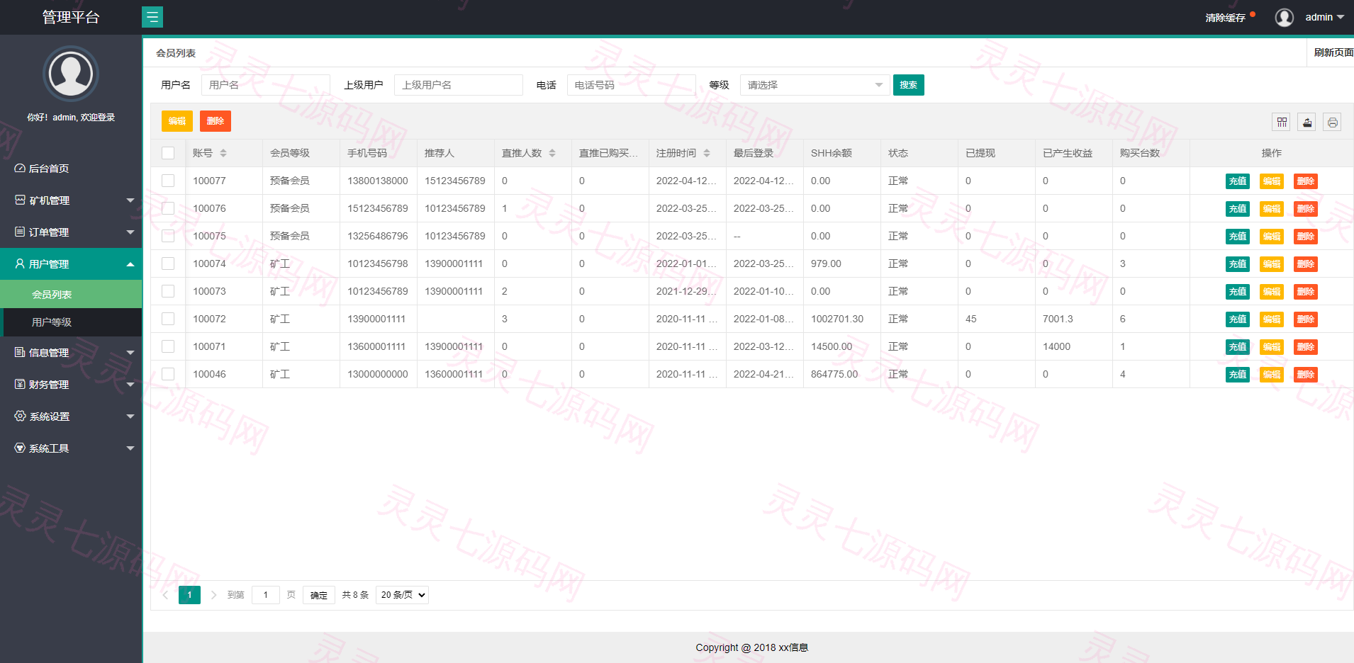 USDT矿机系统/虚拟币分红/区块链算力/USDT交易 - 10