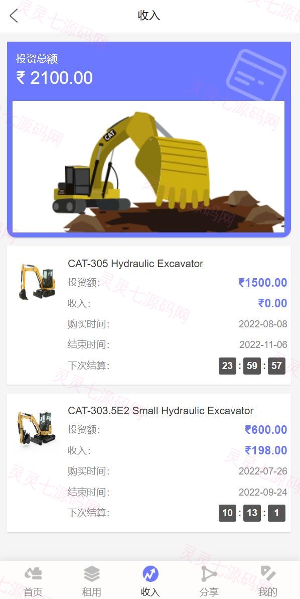 运营版多语言印度矿机系统/投资理财系统/前后端分离/单独代理后台 - 8