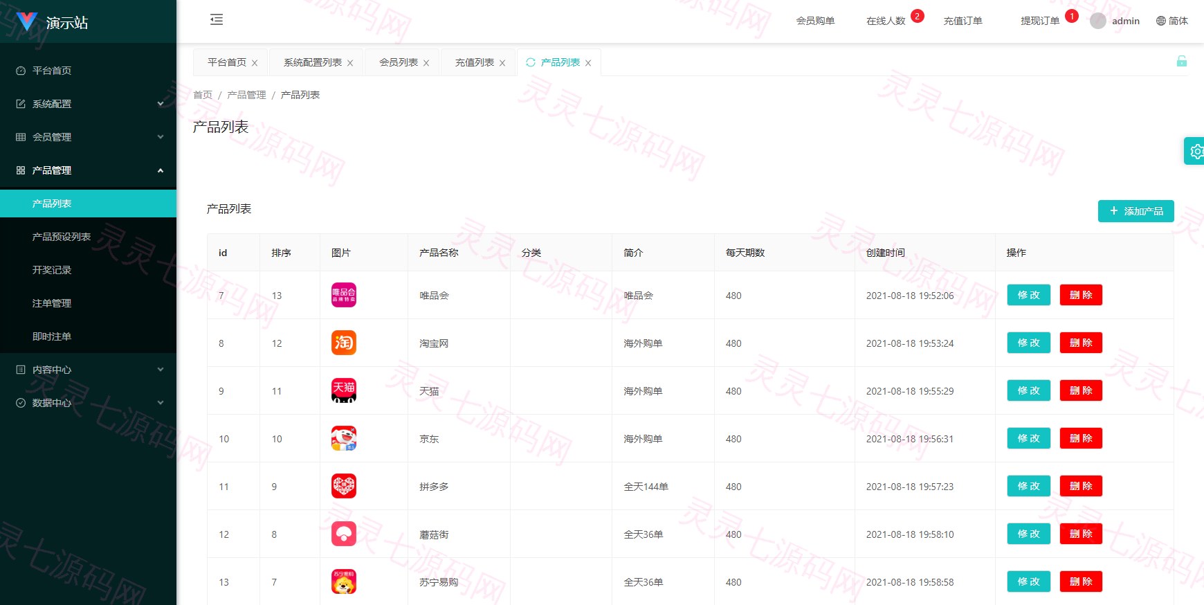 伪商城投注购单系统/订单自动匹配/系统彩预设/代理后台 - 16