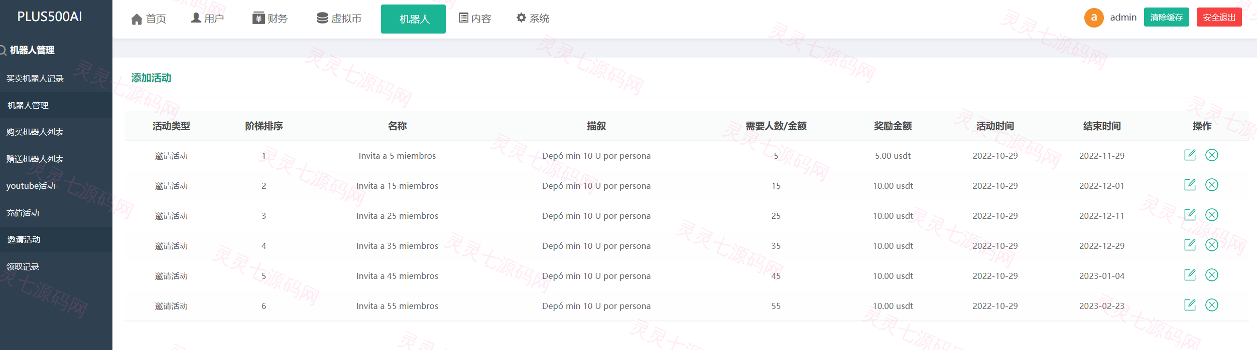 运营版量化机器人/虚拟币投资理财源码/PC落地页/前端vue - 19