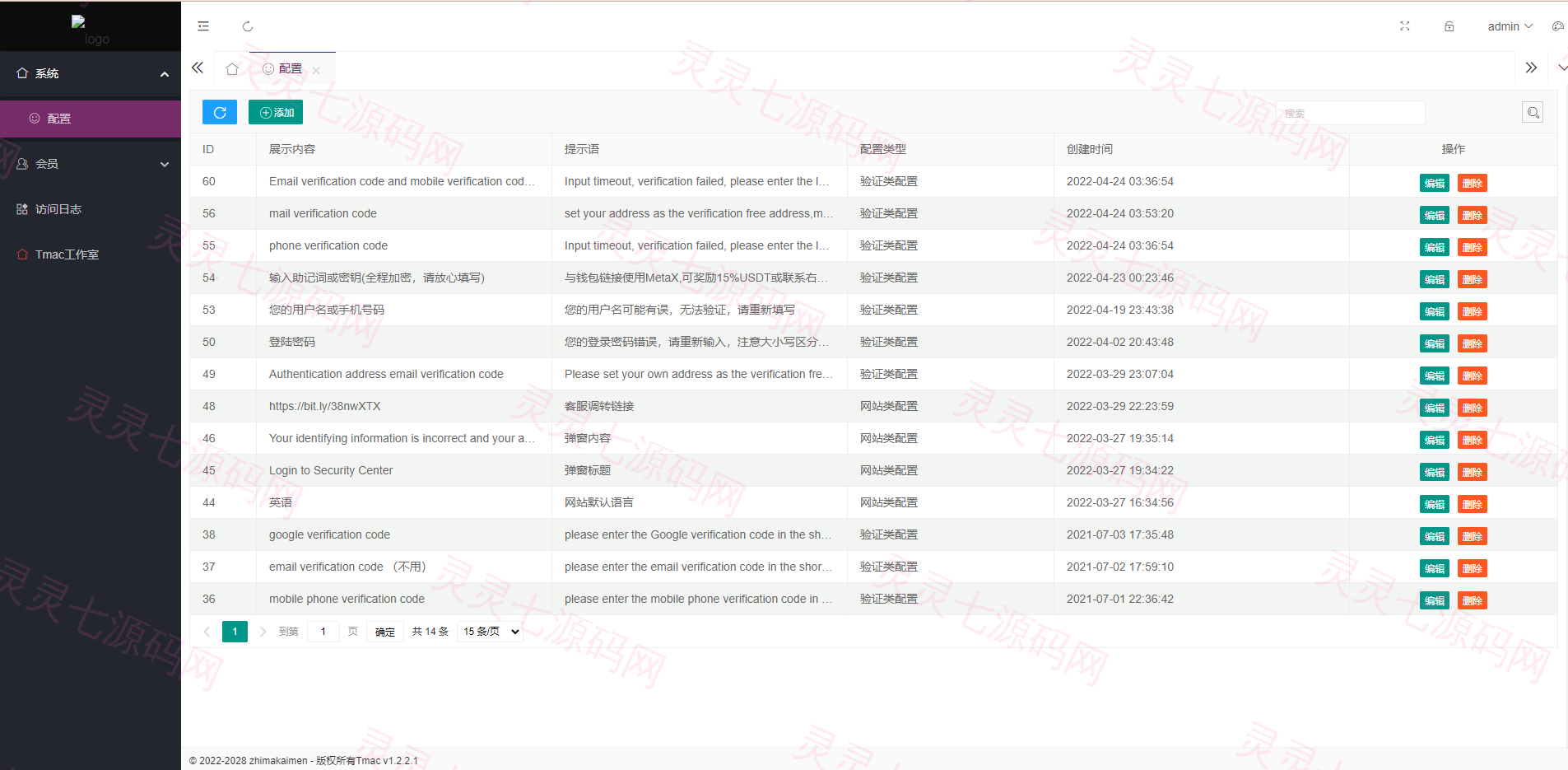 仿欧意盗号源码/okx交易所登录盗号/后台控制短信同步 - 4