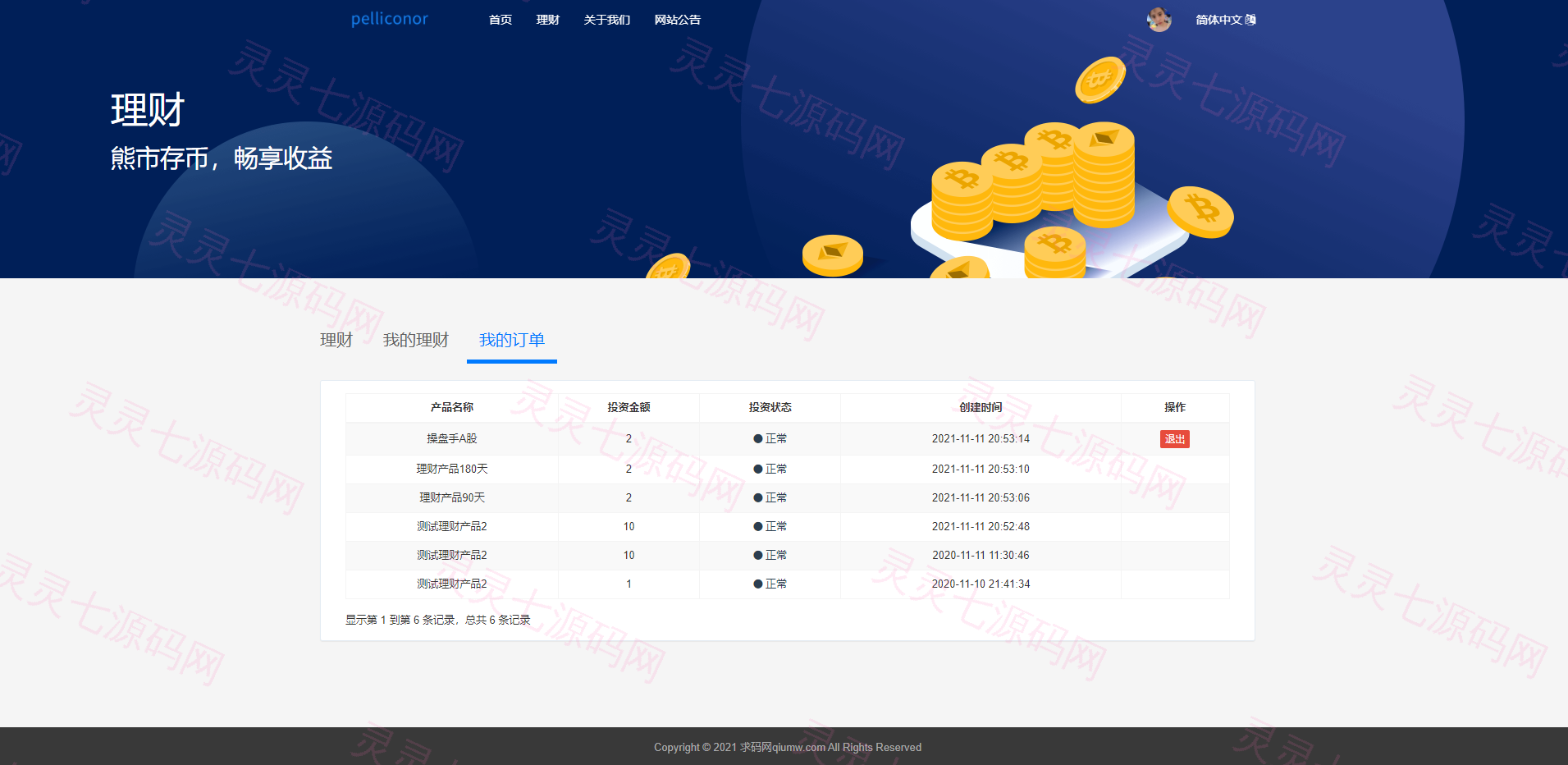 区块链理财-USDT理财_货币投资理财定期活期源码 - 4