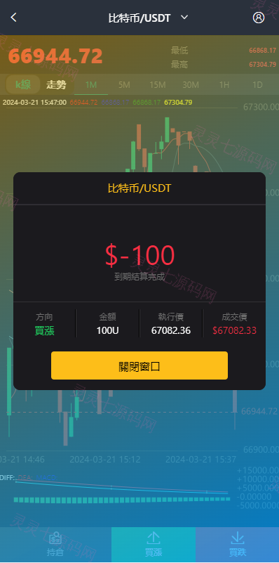 新版UI交易所系统/海外微盘系统/币币合约期权交易源码 - 11