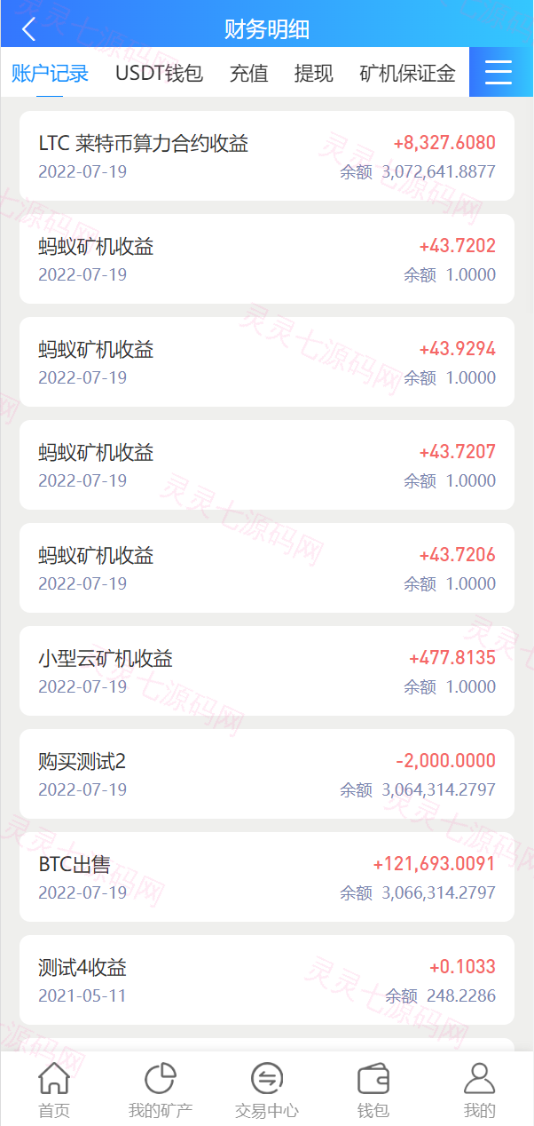 多语言矿机系统/算力合约/区块链挖矿/虚拟币交易所 - 11