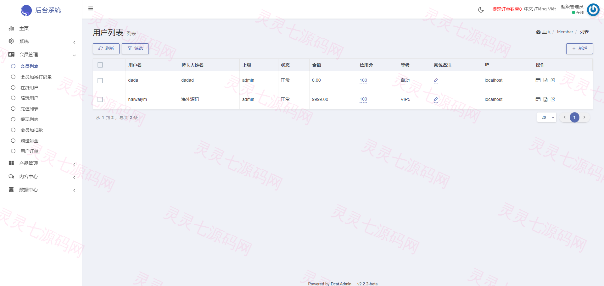 多语言海外伪商城刷单系统/CP快三/带预设/订单自动匹配 - 19