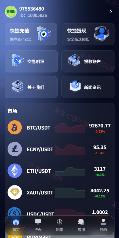 新版海外微盘系统/多语言微交易/虚拟币秒合约/时间盘 - 3