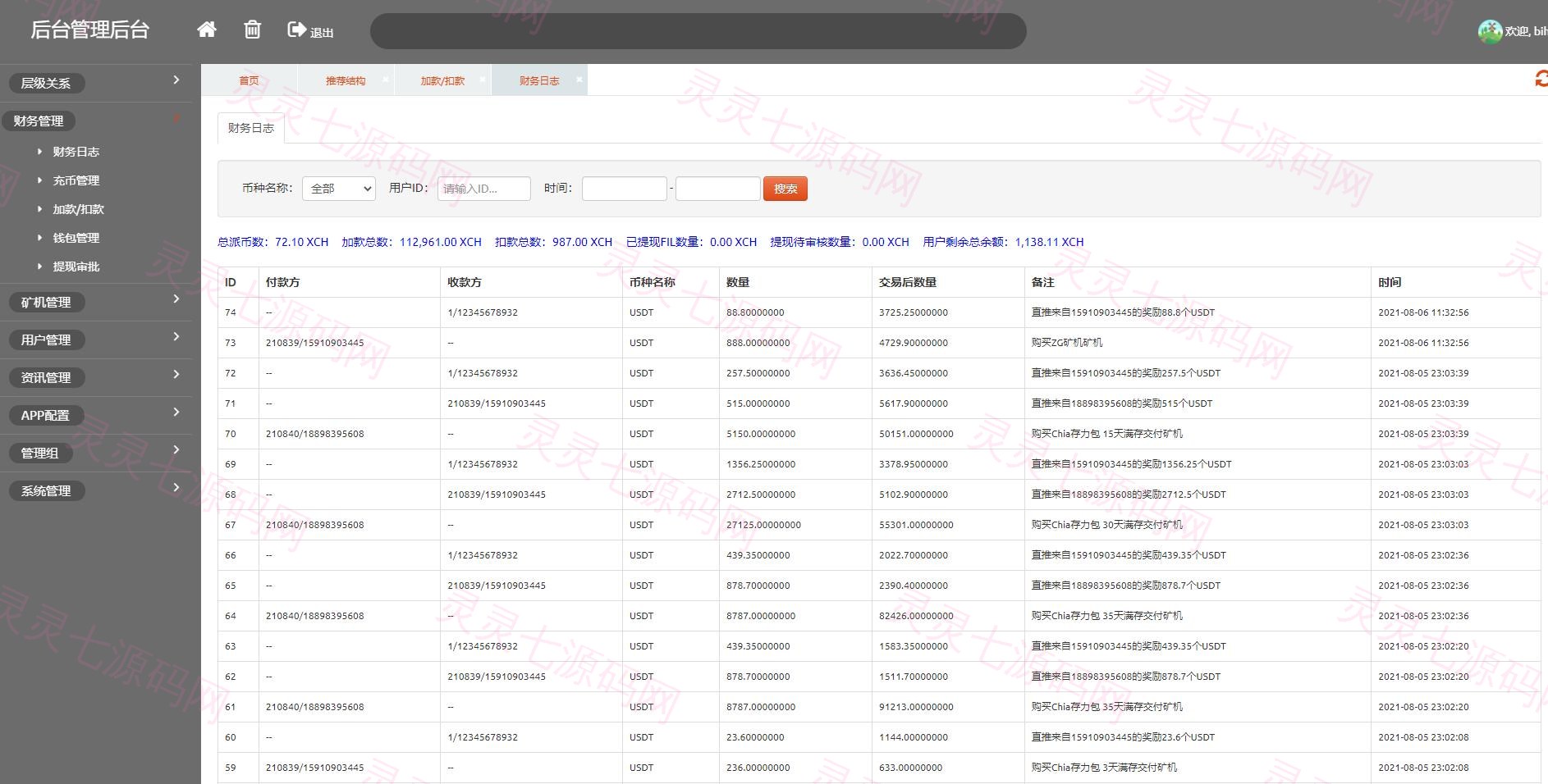usdt矿机系统/BZZ分币系统/虚拟币矿机系统 - 13