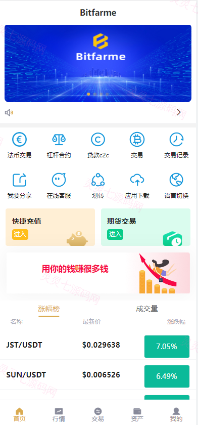 全新多语言交易所/币币杠杆合约交易/质押挖矿/otc借贷/区块链交易所 - 4