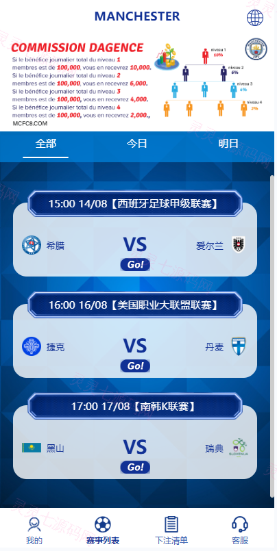 海外反波胆系统/多语言球盘源码/足球下注/三级分销 - 2