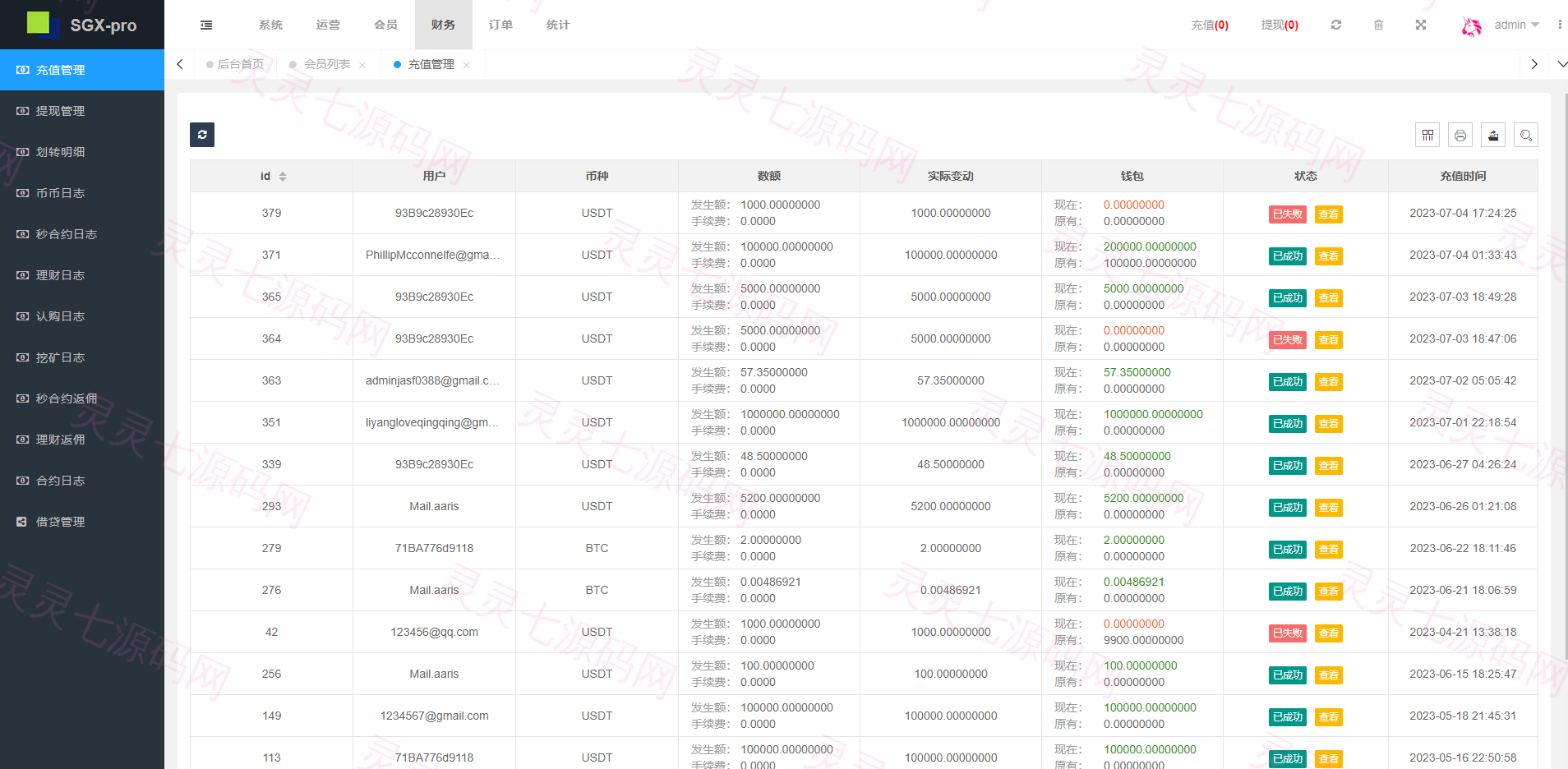 多语言交易所系统/秒合约交易/理财认购矿机闪兑贷款 - 27