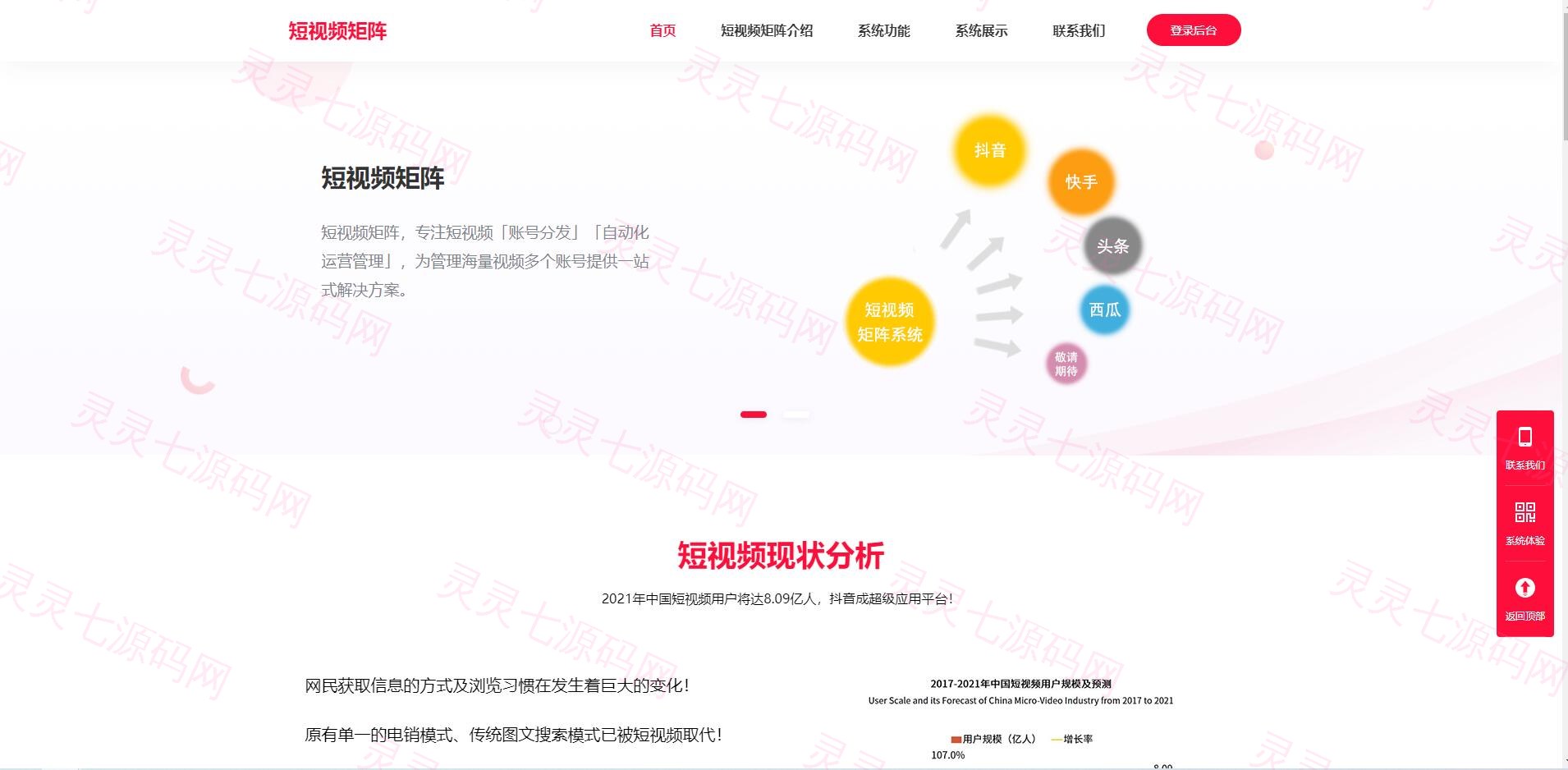 10月更新解密去授权版抖音快手短视频矩阵营销系统 - 1