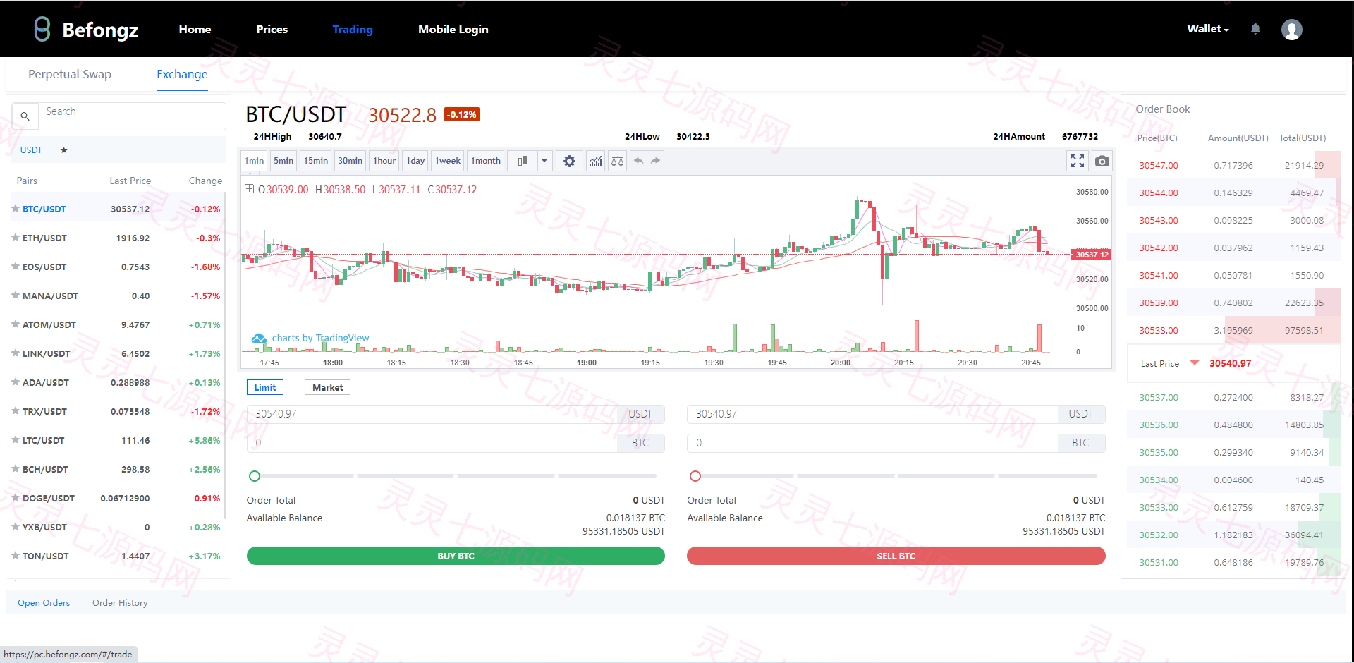 多语言合约交易所/区块链虚拟币交易系统/前端uinapp - 12