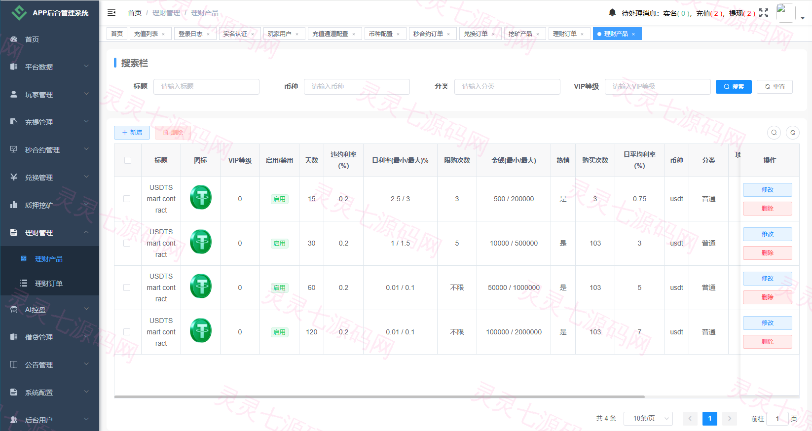 海外DAPP秒合约交易所/Crypto交易所/理财/质押/贷款 - 21