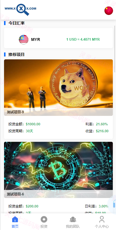 新版多语言海外投资理财系统/影视外汇虚拟币理财投资系统 - 5