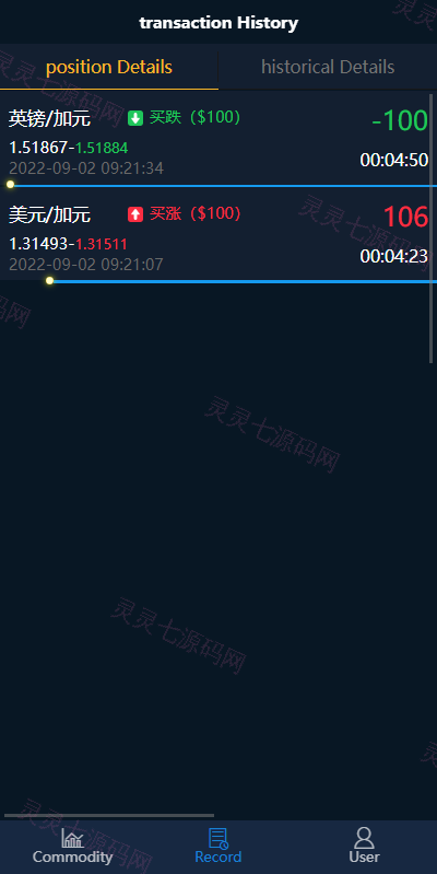 双语言微盘系统/微交易源码/外汇交易/K线正常 - 6