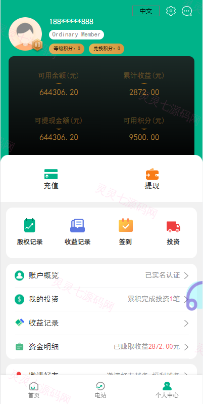 海外光伏电站投资理财系统/多语言项目投资源码 - 9