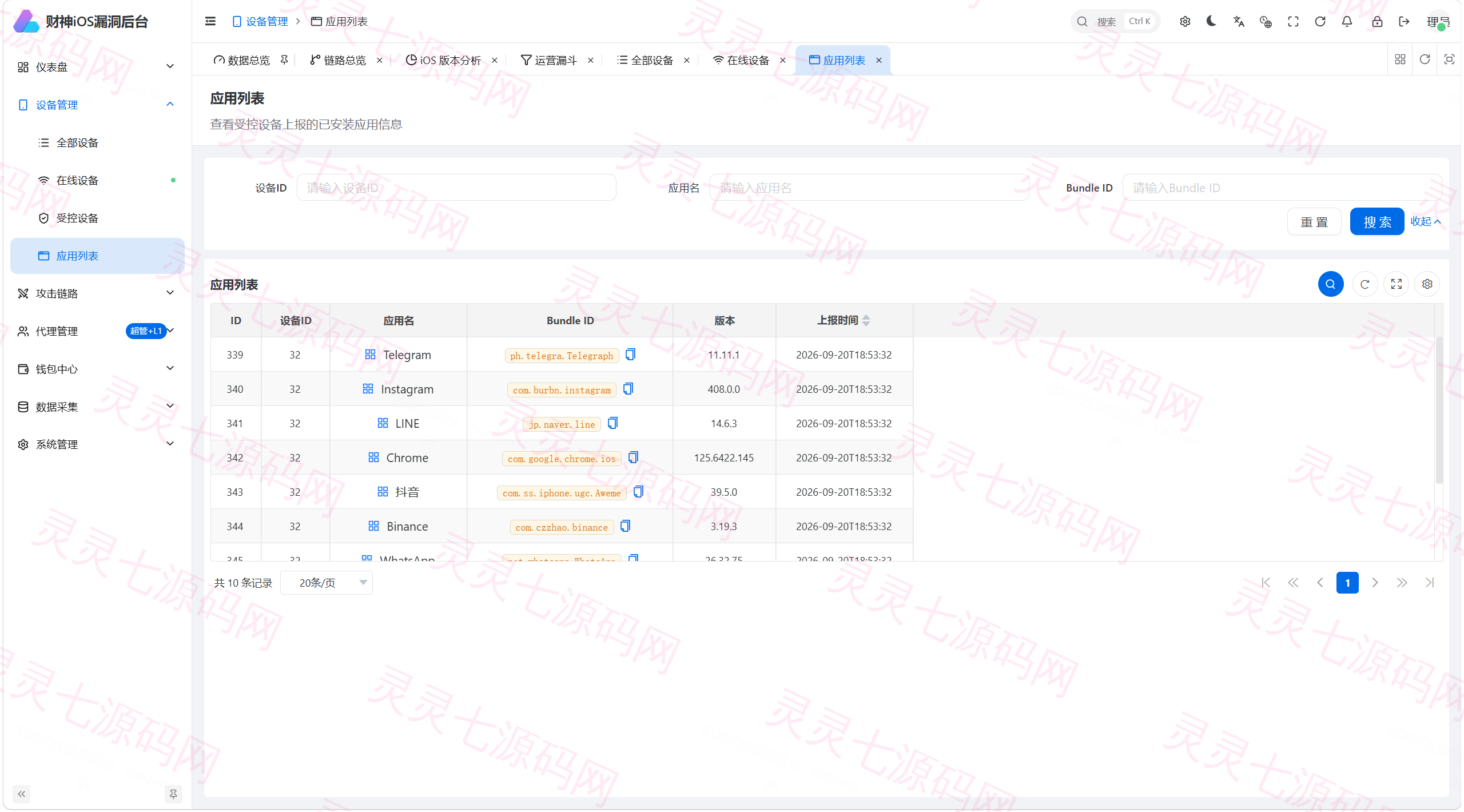 财神 iOS C2 V2 — Python FastAPI 全链路 iOS 远控+链上归集系统（Coruna/DarkSword/C10 三链路覆盖 iOS 13-19） - 6