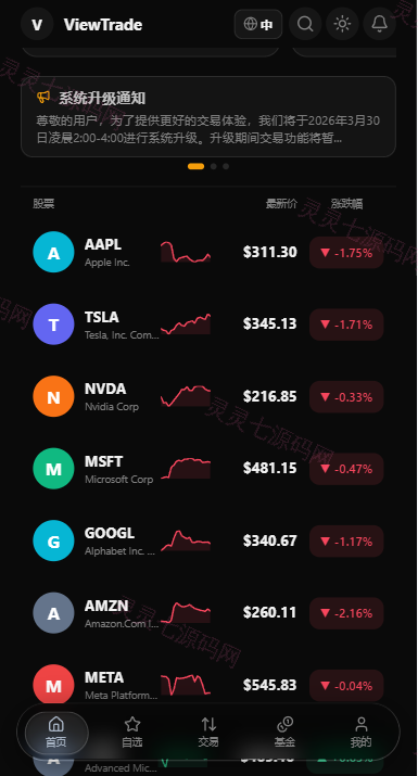 海外股票交易系统/美股交易/大宗/IPO/理财/分销 - 4