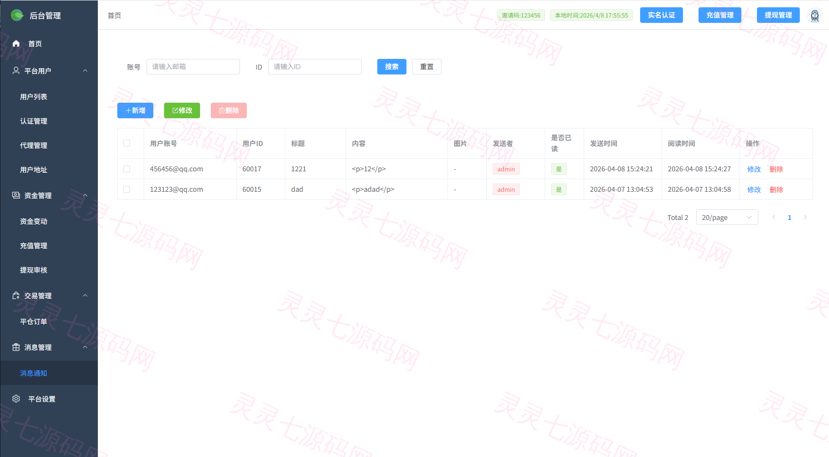 多语言微交易/虚拟币/贵金属/外汇/JAVA微盘/信用分 - 20