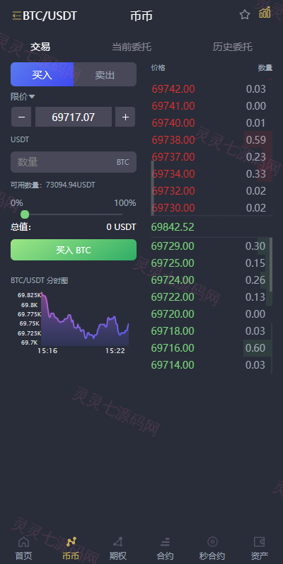 多语言交易所系统/秒合约/期权/合约/新币申购/投资理财 - 4