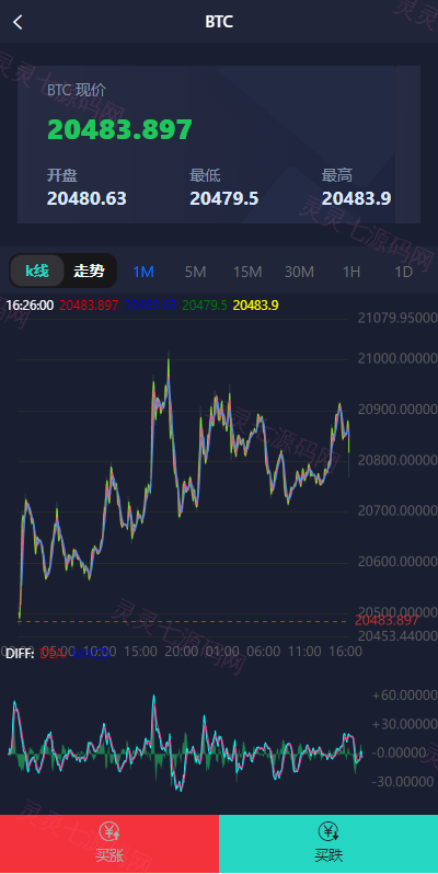全新UI微盘系统/区块链微交易源码/秒合约虚拟币交易 - 3
