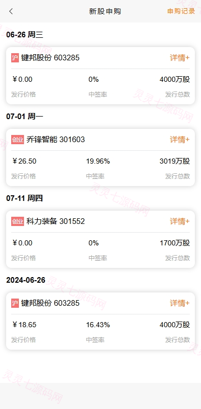 A股股票交易系统/新股申购/证券交易/前端VUE - 9
