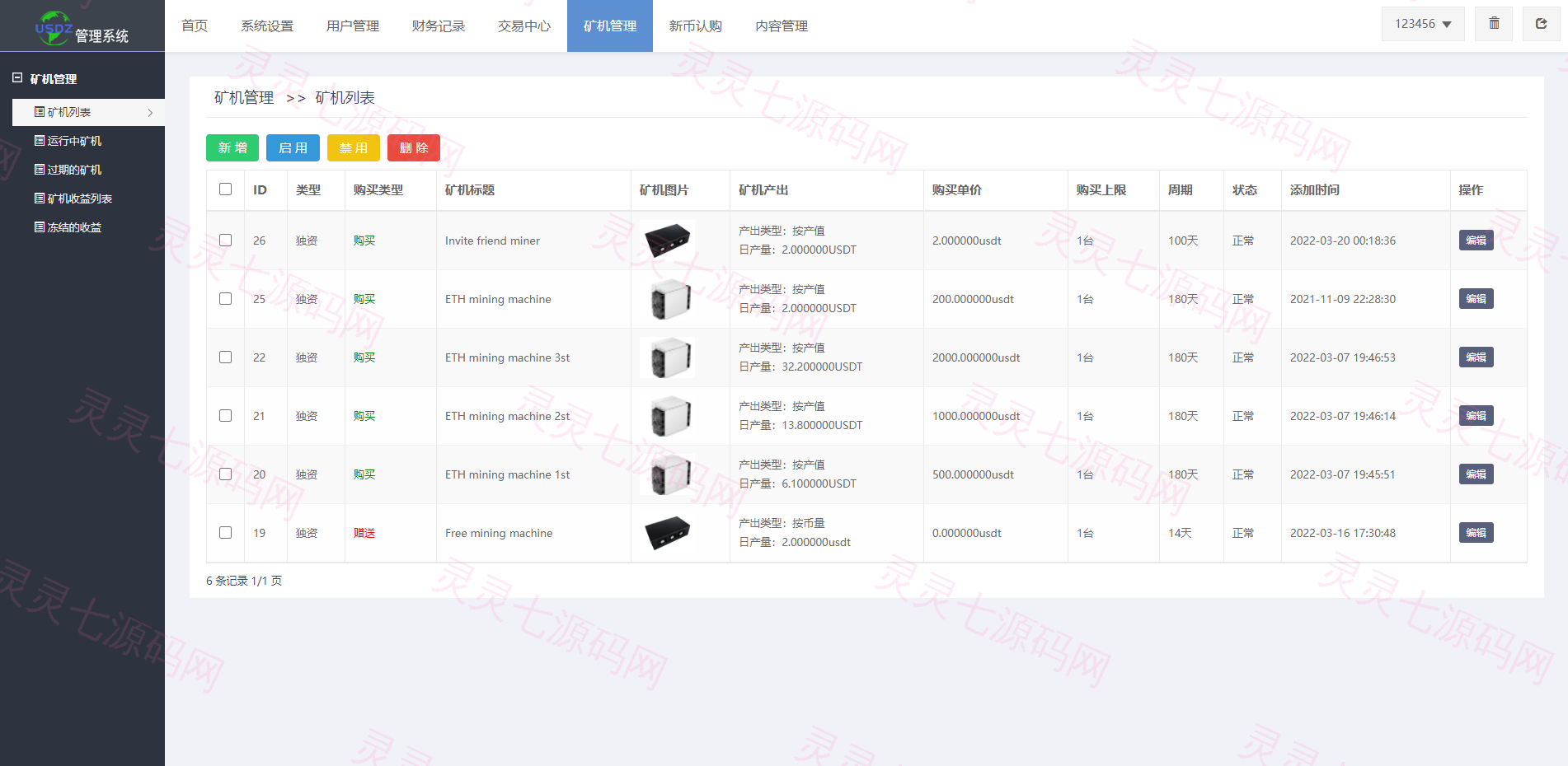 二开优化版区块链交易所/时间盘矿机系统/智能挖矿/币币合约交易 - 20