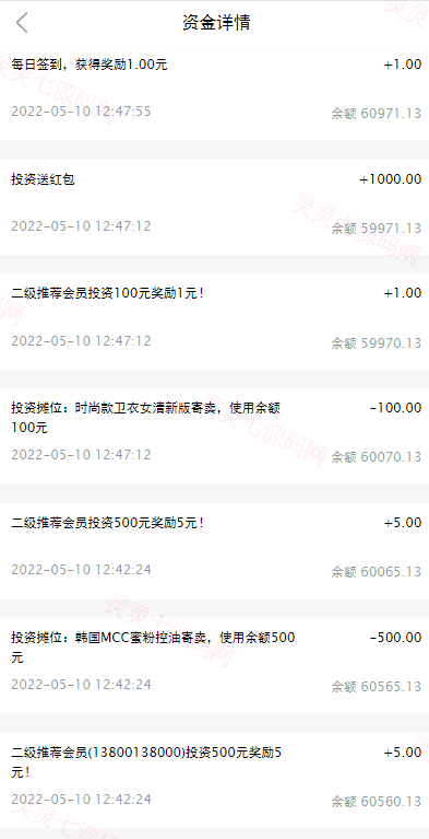 女性投资盘/摆摊系统/摆摊投资分红/投资理财源码 - 9