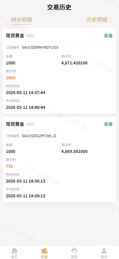 新UI微交易系统/外汇/期货贵金属时间盘/海外微盘/前端uniapp - 8