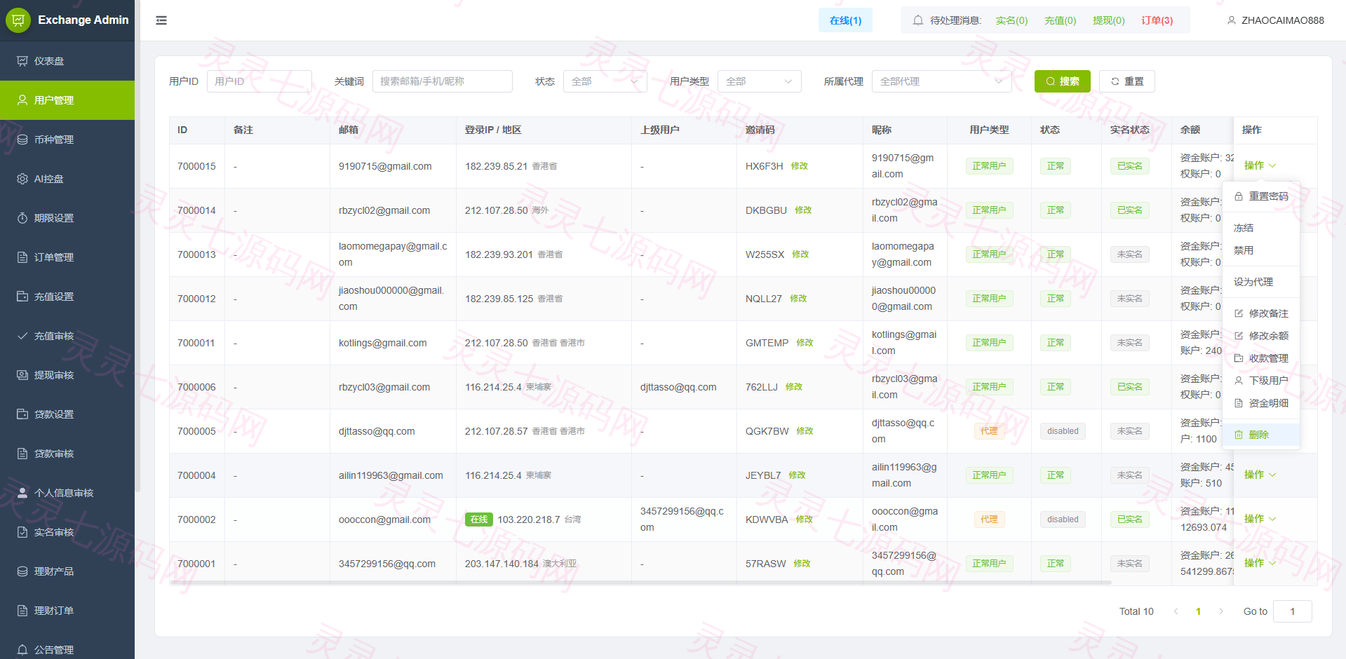 海外st7交易所系统/外汇/虚拟币/贷款/理财/AI控盘 - 22