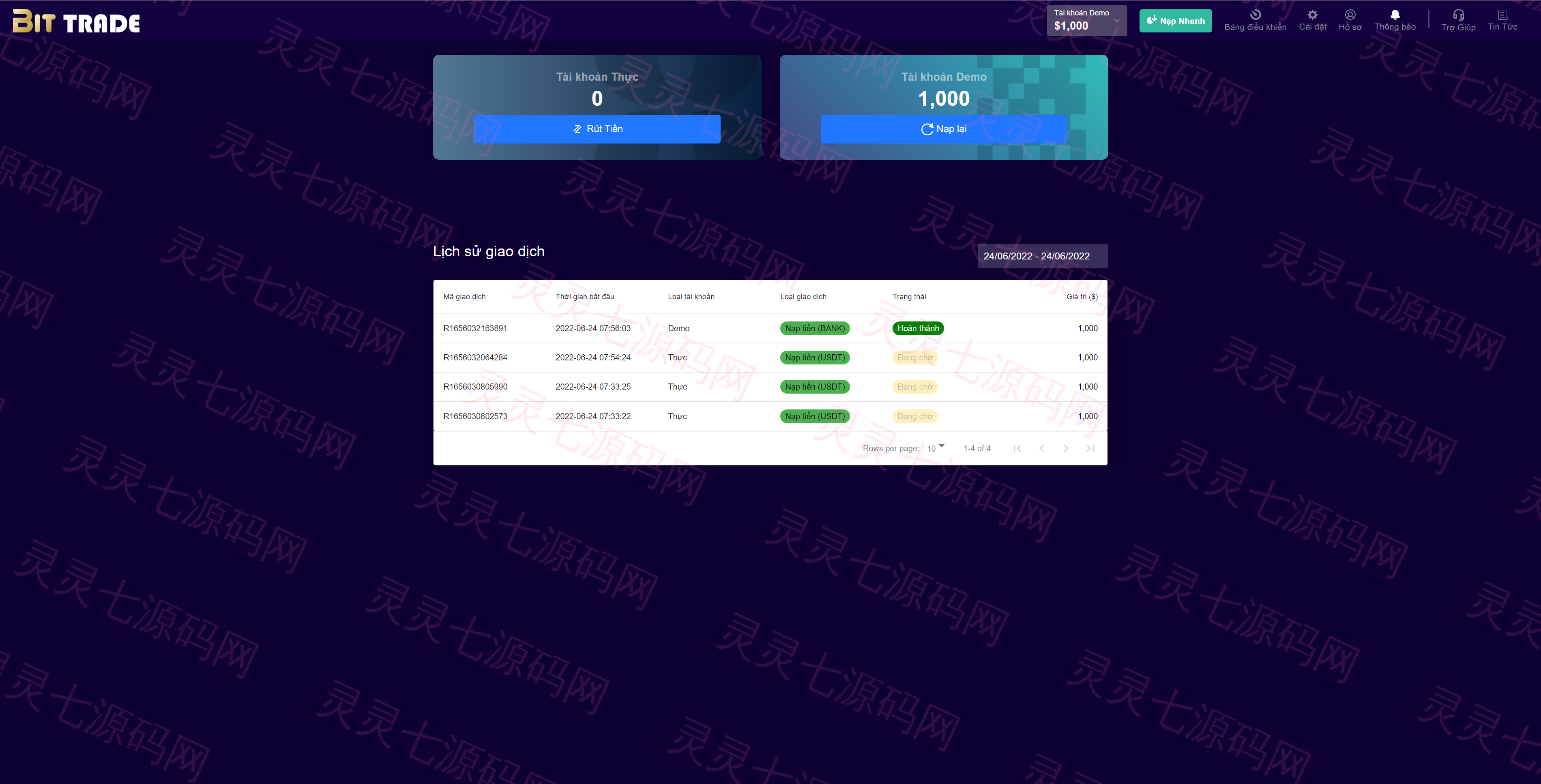 纯越南语版交易所系统/区块链交易所/越南交易所 - 9