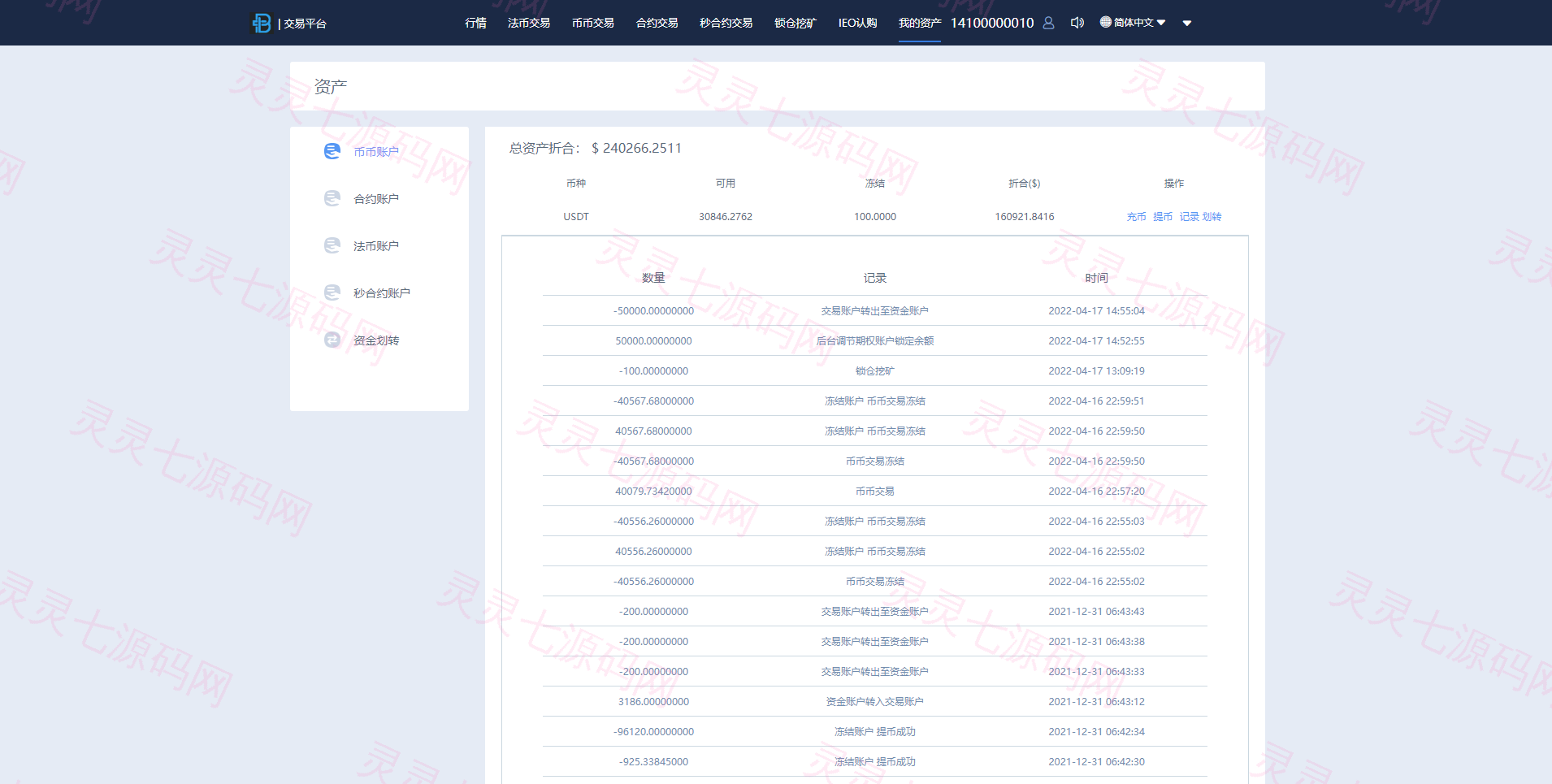 秒合约多语言交易所/锁仓挖矿/IEO认购/币币交易/法币交易/杠杆交易 - 9