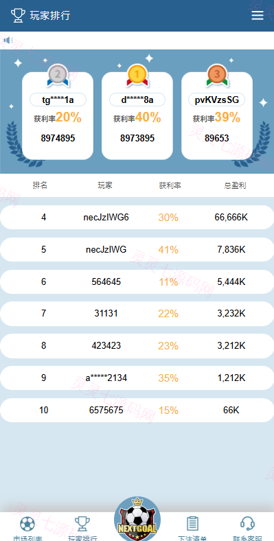 PC自适应反波胆系统/球盘源码/多级分销/充值返点 - 13