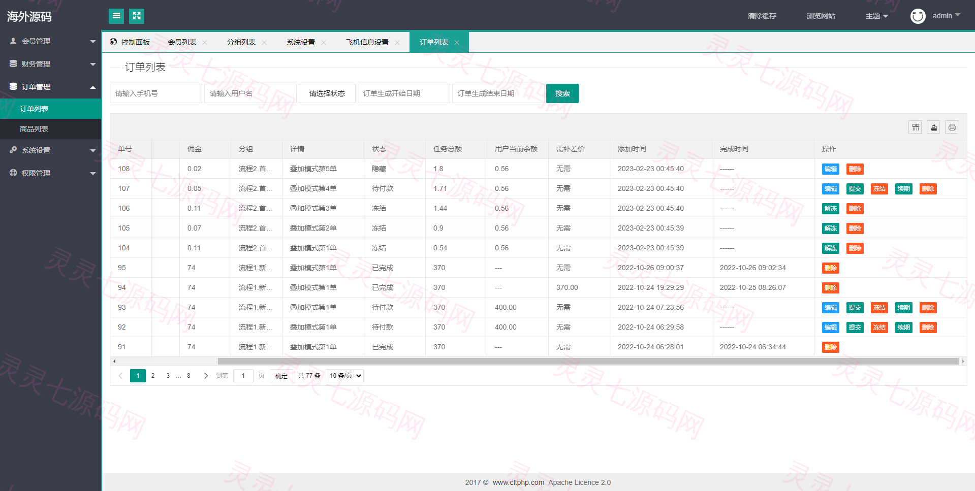双UI多语言海外抢单刷单系统/分组派单/订单自动匹配系统 - 21