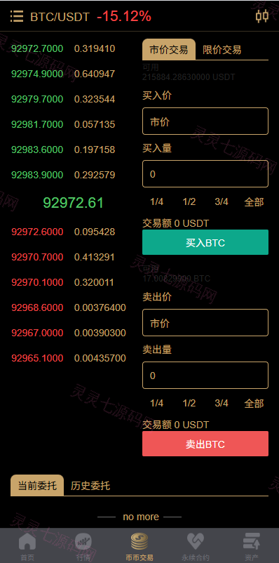 多语言交易所/币币期权/永续合约/申购/C2C/贷款理财 - 6