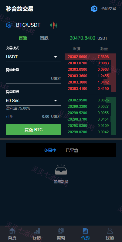 二开完整版多语言交易所/币币秒合约/锁仓质押/IEO认购/完整机器人 - 6