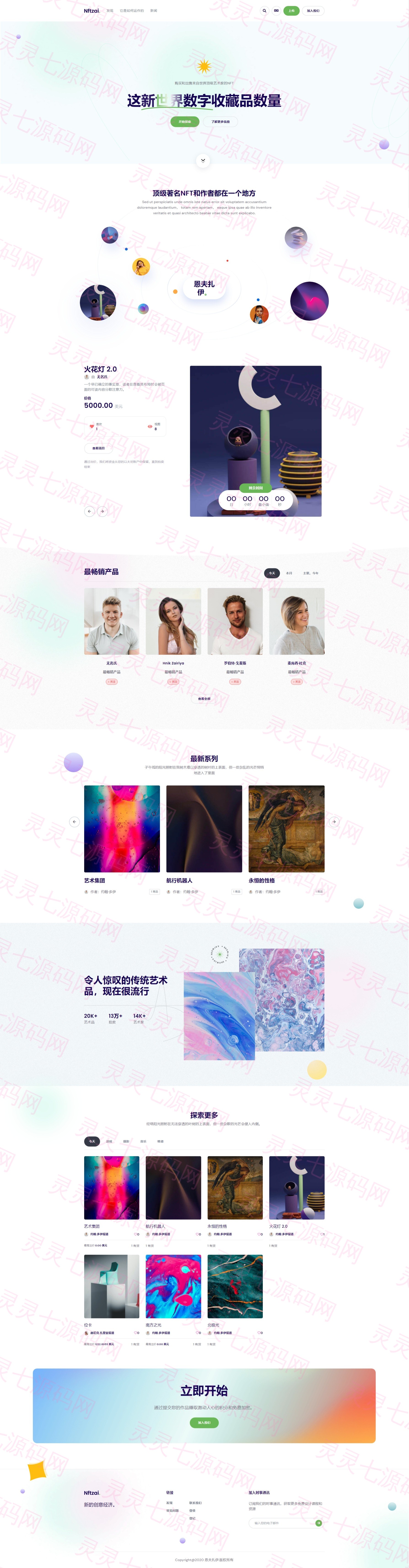多语言Laravel框架NFT交易系统/艺术数字藏品系统 - 1