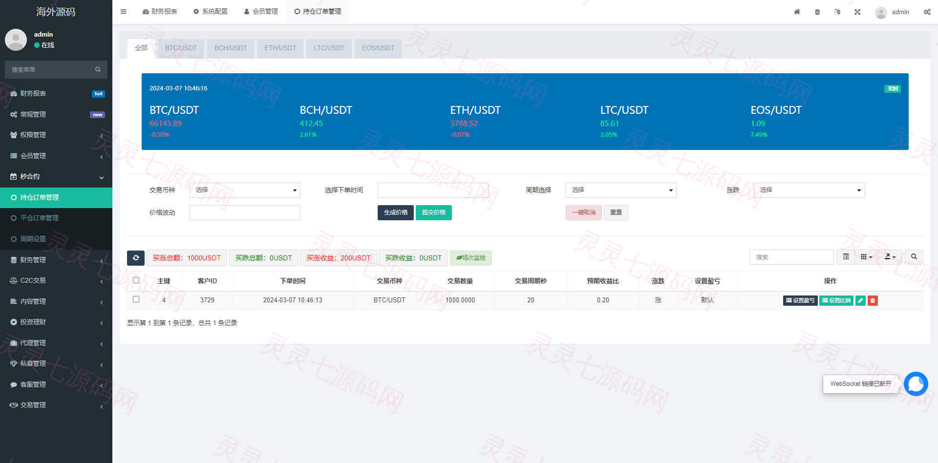 多语言交易所系统/秒合约交易/币币合约/c2c/质押投资 - 26