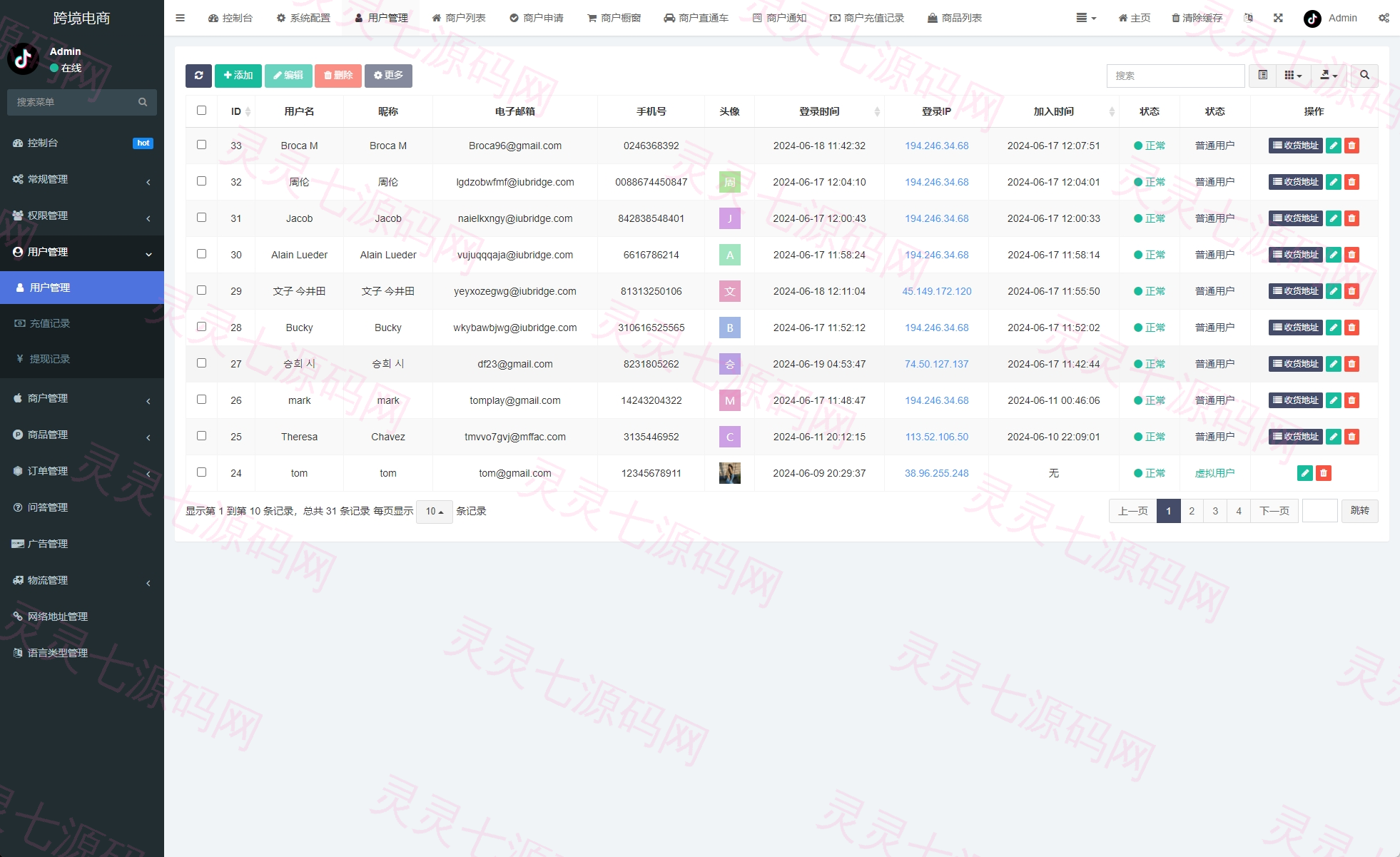 新版Tiktok跨境商城系统/多语言tiktok商城/内置客服/内嵌tiktok - 16
