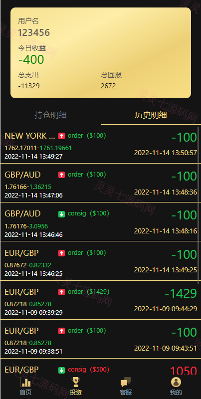 最新二开版多语言微交易/外汇虚拟币微盘源码/伪交易所系统 - 8