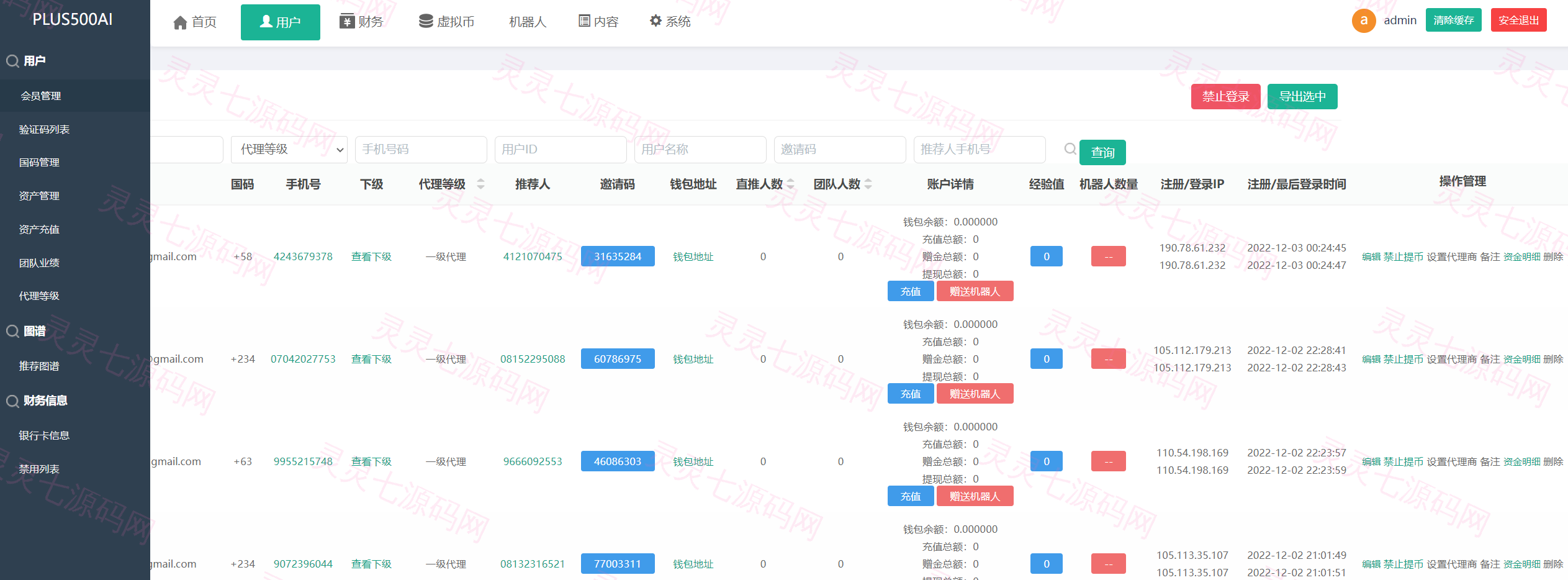 运营版量化机器人/虚拟币投资理财源码/PC落地页/前端vue - 14