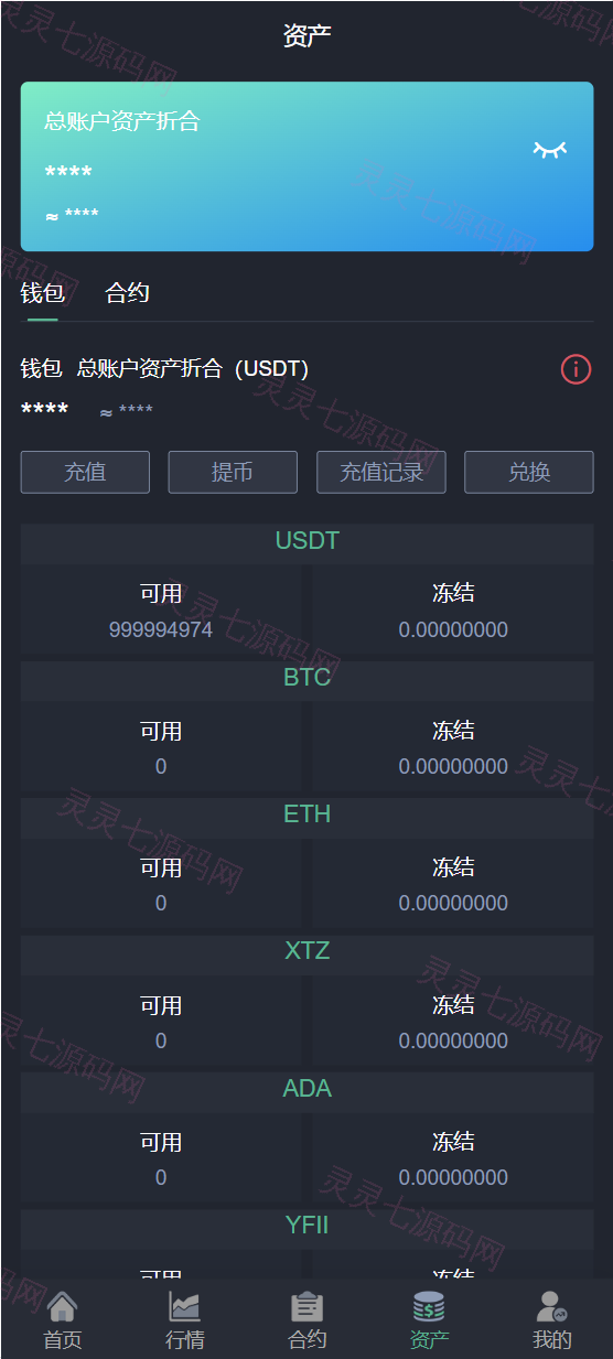 新版java交易所系统/合约期权/理财质押/前端uianpp - 6
