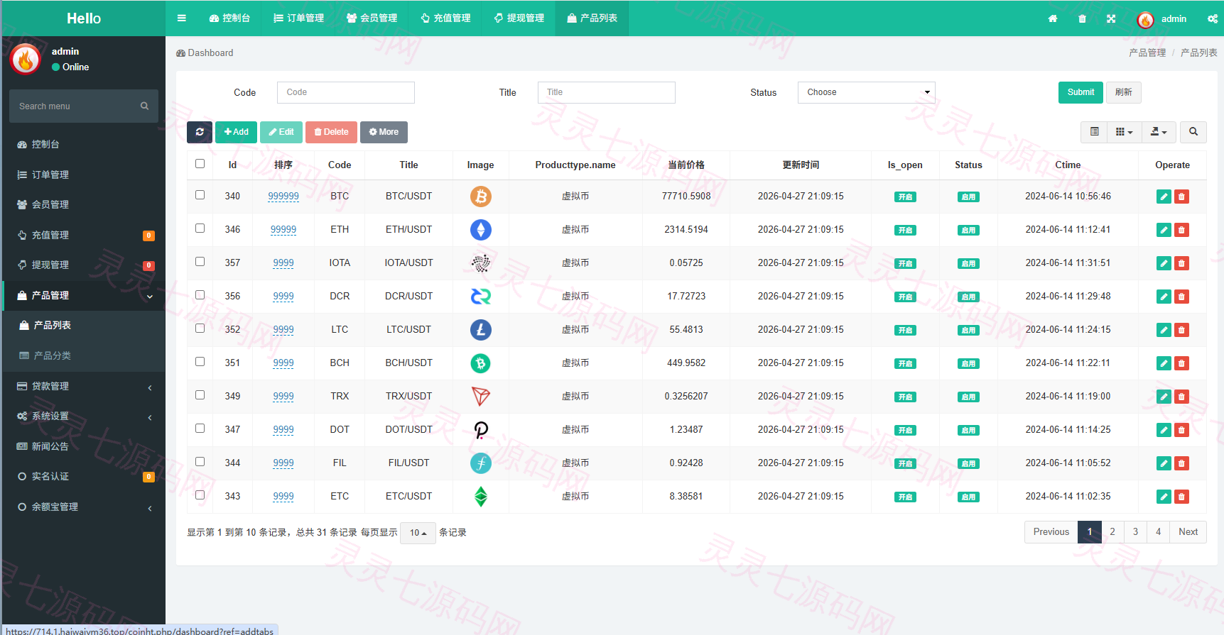 多语言秒合约/虚拟币/贵金属/外汇交易/贷款/投资 - 23