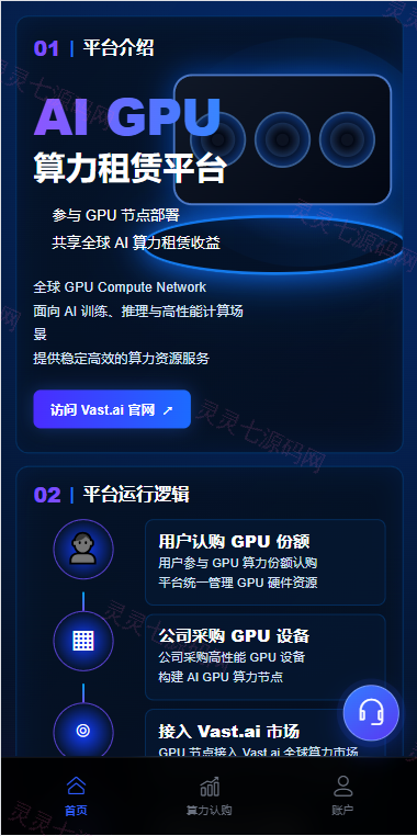 海外AI算力投资理财/GPU设备投资返利/多级分销 - 2