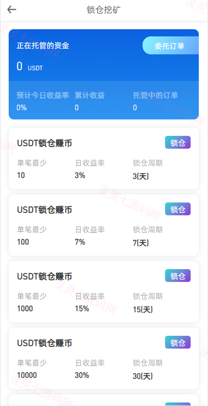 全新区块链交易所/IEO/锁仓挖矿/秒合约/币币交易/双套UI - 11
