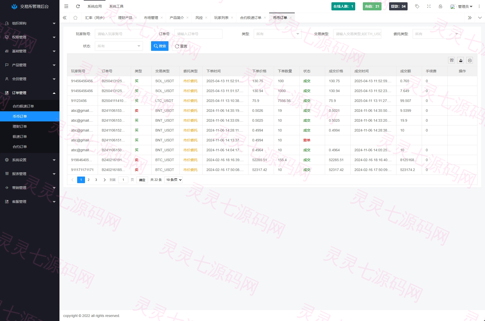 海外JAVA交易所系统/秒合约/合约/JAVA交易所 - 19