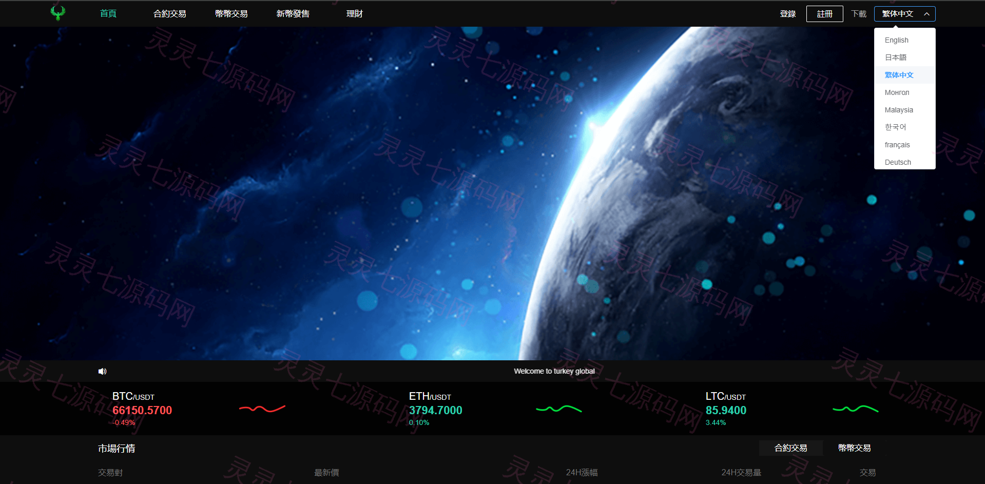 多语言交易所系统/秒合约交易/币币合约/c2c/质押投资 - 16