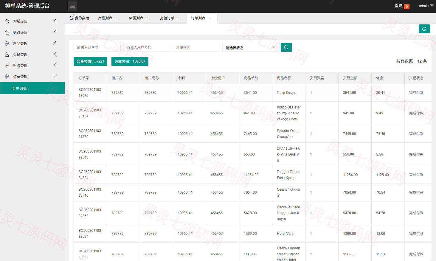 海外酒店抢单刷单系统/卡单连单/信用分/前端uniapp - 18