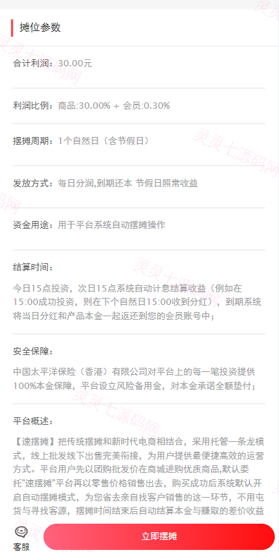 女性投资盘/摆摊系统/摆摊投资分红/投资理财源码 - 3